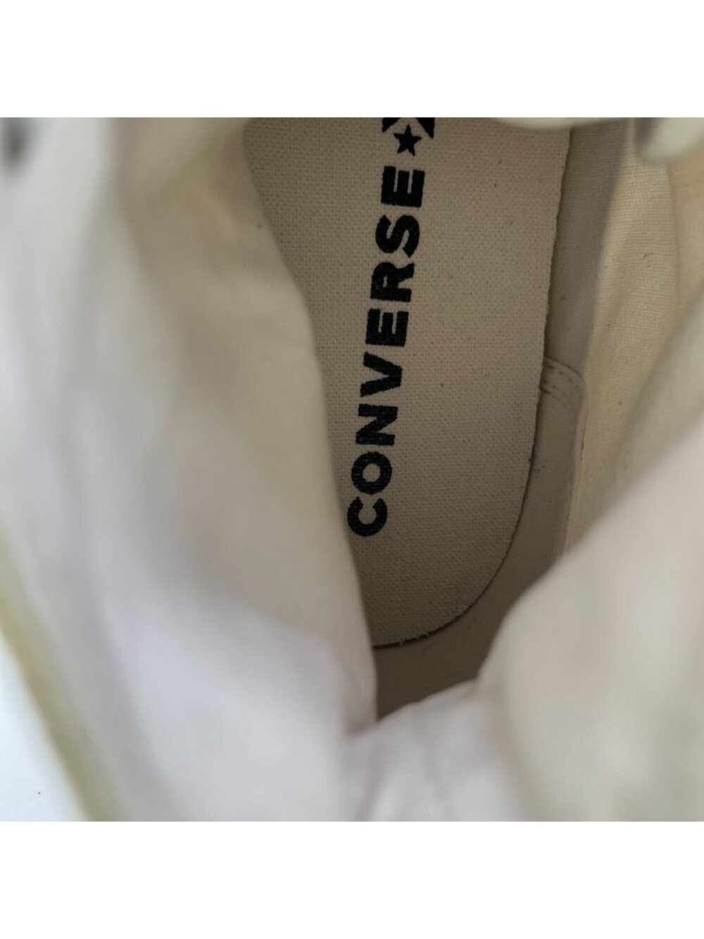 Converse Chuck Taylor All Star High Womens Size 8 White Athletic Shoes Sneakers - Picture 9 of 10